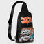 Million Art Sling Bag Black/Orange