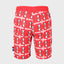 Spookye Red/White Swim Shorts